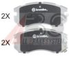 A.B.S. 36878S Brake Pad Set, disc brake